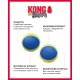Іграшка для собак KONG SqueakAir Ultra Balls (тенісні м’ячі з пискавкою, набір 2 шт.), розмір L