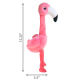 Игрушка для собак KONG Shakers Honkers Flamingo (фламинго с пищалкой), размер S