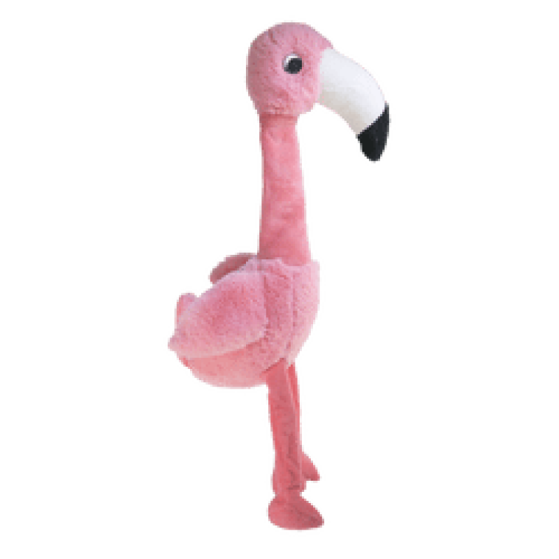 Игрушка для собак KONG Shakers Honkers Flamingo (фламинго с пищалкой), размер S