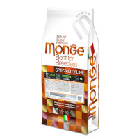 Сухой корм Monge Dog Bwild Grain Free с лососем для взрослых собак, 15 кг