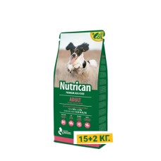 Сухий корм Nutrican Adult з м’ясом для дорослих собак, 15 кг