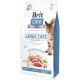 Сухий беззерновий корм Brit Care Cat Grain Free Large Power and Vitality - для котів великих порід, з качкою та куркою 7 кг