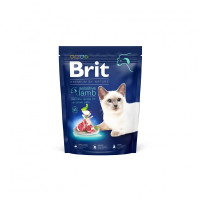 Сухий корм Brit Premium by Nature Cat Sensitive для котів із чутливим травленням з ягням 300 г
