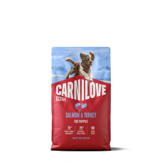 Сухий корм Carnilove Active Salmon & Turkey Puppy для цуценят лосось та індичка 4 кг