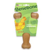 Іграшка для гризіння Benebone Wishbone Chicken «Важіль» зі смаком курки для собак, розмір MEDIUM, до 27 кг