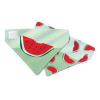 Бандана для собак на нашийник Max & Molly Bandana Watermelon з принтом Кавун, L
