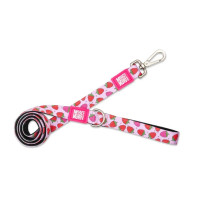 Поводок короткий для собак Max & Molly Short Leash Strawberry Dream с принтом Клубничная мечта, S