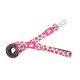 Повідець короткий для собак Max & Molly Short Leash Strawberry Dream з принтом Полунична мрія, S