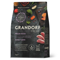 Сухий корм для дорослих собак малих порід Grandorf Fresh Adult Dog Mini Duck & Sweet Potato з качкою та бататом, 3 кг