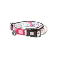 Нашийник для собак Max & Molly Smart ID Collar Cherry Bloom з принтом Вишневе цвітіння, S