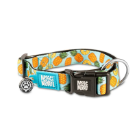 Нашийник для собак Max & Molly Smart ID Collar Sweet Pineapple з принтом Солодкий ананас, M