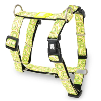 Шлейка для собак Max & Molly H-Harness Kiwi с принтом Киви, S