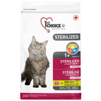 Сухий беззерновий корм 1st Choice Sterilized Chicken для кастрованих і стерилізованих котів з куркою 10 кг