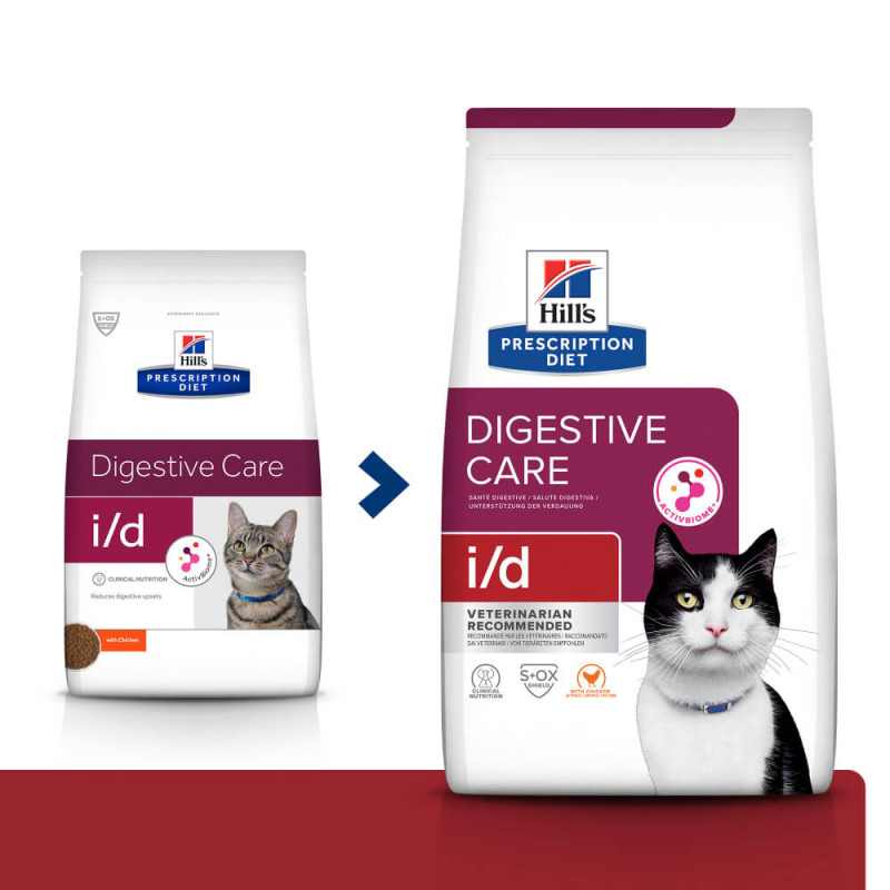 Сухий корм Hill's PRESCRIPTION DIET i/d для котів для підтримки травлення, з куркою, 0,4 кг