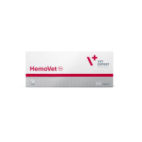 Дієтична ветеринарна добавка Vet Expert HemoVet з гемовим залізом для собак, 60 табл.