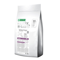Сухий беззерновий корм Nature's Protection (Нейчер Протекшн) Superior Care White Dogs Grain Free Salmon Junior All Breeds для юніорів усіх порід з білим забарвленням шерсті та лососем, 17 кг