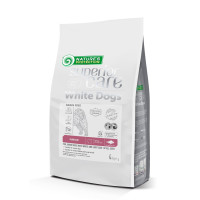 Сухий беззерновий корм Nature's Protection (Нейчер Протекшн) Superior Care White Dogs Grain Free White Fish Junior All Sizes для юніорів усіх розмірів з білим забарвленням шерсті та білою рибою, 4 кг