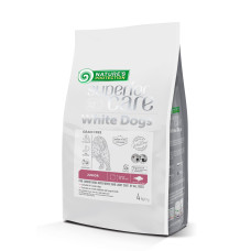 Сухий беззерновий корм Nature's Protection (Нейчер Протекшн) Superior Care White Dogs Grain Free White Fish Junior All Sizes для юніорів усіх розмірів з білим забарвленням шерсті та білою рибою, 4 кг