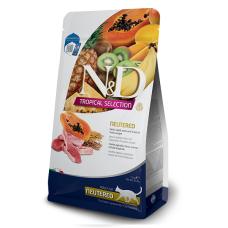 Сухий низькозерновий корм ( Фарміна ) Farmina N&D Tropical Selection Lamb Neutered для дорослих стерилізованих котів з ягням та тропічними фруктами 1,5 кг