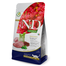 Сухий беззерновий корм ( Фарміна ) Farmina N&D Digestion Lamb and Fennel Adult при порушеннях травлення у дорослих котів з ягням та кіноа 1,5 кг