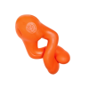 Інтерактивна іграшка для собак Tizzi Small Tangerine для ласощів помаранчева 11 см