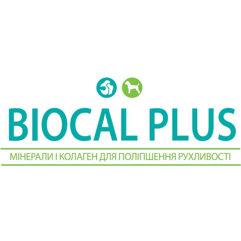 Вітамінно-мінеральна добавка для собак Canvit Biocal Plus з кальцієм, фосфором та колагеном 500 г