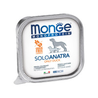 Вологий корм Monge Dog SOLO з качкою для дорослих собак, 150 г