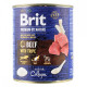 Вологий корм для собак Brit Premium by Nature з яловичиною та тельбухами, 800 г