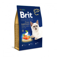 Сухой корм Brit Premium Cat by Nature Adult Salmon - для кошек, с лососем 8 кг