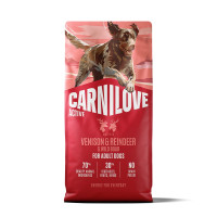 Сухой корм Carnilove Active Venison & Reindeer & Wild Boar Active Adults для активных собак оленина и дикий кабан 12 кг