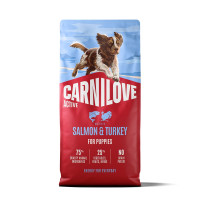 Сухий корм Carnilove Active Salmon & Turkey Puppy для цуценят лосось та індичка 12 кг