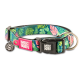 Нашийник для собак Max & Molly Smart ID Collar Tropical з принтом Тропіки, XS