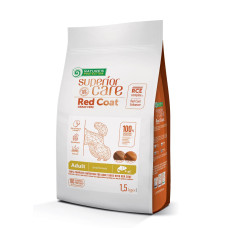 Сухий беззерновий корм Nature's Protection (Нейчер Протекшн) Superior Care Red Coat Grain Free Salmon Adult Small Breeds для дорослих собак малих (міні) порід з рудим забарвленням шерсті з лососем, 1,5 кг