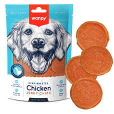 Ласощі для собак Wanpy Chicken Jerky Chips в’ялені курячі чіпси