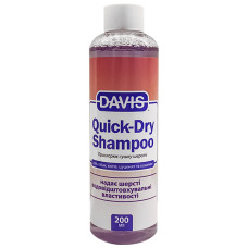 Шампунь Davis Quick-Dry Shampoo для швидкої сушки шерсті собак і котів 200 мл