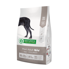 Сухий корм Nature's Protection (Нейчер Протекшн) Maxi Adult Large Breeds для взрослых собак крупных пород с мясом птицы, 4 кг