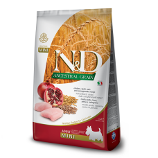 Сухий корм Farmina (Фарміна) Dog Low Grain Chicken Pomegranate Adult Mini для дорослих собак дрібних порід з куркою та гранатом 2,5 кг