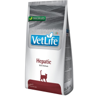 Сухий корм ( Фарміна ) Farmina Vet Life Hepatic для дієтичного харчування при хронічній печінковій недостатності у дорослих котів, з куркою 2 кг