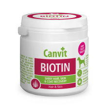 Вітамінний комплекс для собак Canvit Biotin для здорової шкіри та блискучої шерсті 100 г