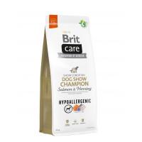 Сухой корм Brit Care Dog Hypoallergenic Champion (лосось и сельдь) для выставочных собак, 12кг