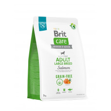 Сухий корм Brit Care Dog Grain Free Adult Large Breed (лосось та картопля) для дорослих собак великих порід від 25 кг, 3 кг