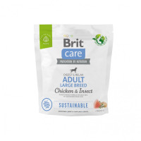 Сухий корм Brit Care Dog Sustainable Adult Large Breed (курка та комахи) для дорослих собак великих порід від 25 кг, 1 кг