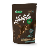 Сухой беззерновой корм Nature's Protection (Нейчер Протекшн) Lifestyle GF Adult White Fish для взрослых кошек с белой рыбой, 400 г