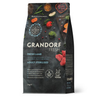 Сухий корм для стерилізованих котів Grandorf Fresh Steril Cat Lamb & Sweet Potato з ягням та бататом 2 кг