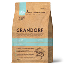 Сухий корм для дорослих собак малих порід Grandorf White Fish Mini Adult з білою рибою 3 кг