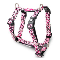 Шлейка для собак Max & Molly H-Harness Leopard Pink з леопардовим принтом, XS