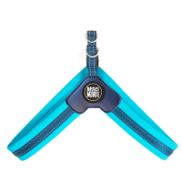 Шлейка для собак Max & Molly Q-Fit Harness Matrix Sky Blue голубого цвета, XL