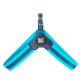 Шлейка для собак Max & Molly Q-Fit Harness Matrix Sky Blue блакитного кольору, XL
