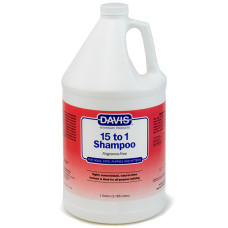 Шампунь Davis 15 to 1 Shampoo Fragrance-Free для собак і котів без запаху 3.8 л