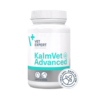 Дієтична ветеринарна добавка Vet Expert KalmVet Advanced Twist Off для зменшення симптомів стресу у котів і собак, 60 капс.